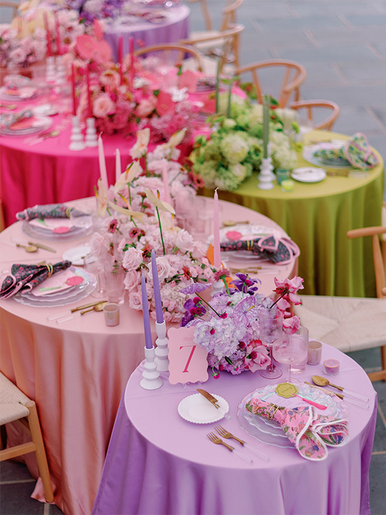 close up of table flowers