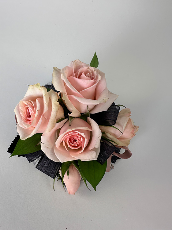 flowers added to base