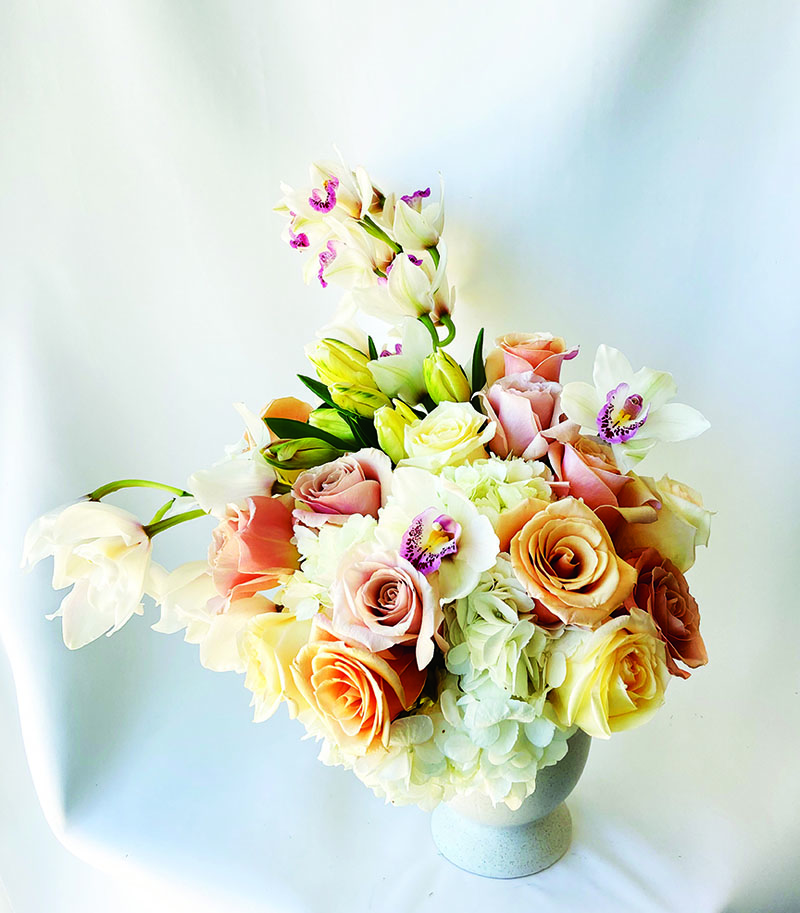 Blue Ribbon Floral
