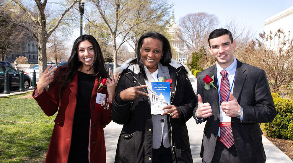 people at saf congressional action days
